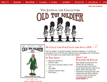 Tablet Screenshot of oldtoysoldier.com